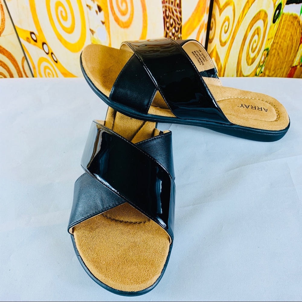 ARRAY Shoreline Women Sandal Size 10W Color Black